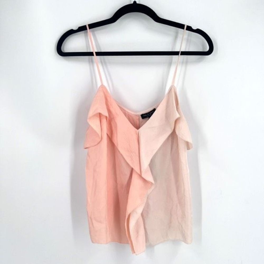 NWT Rag & Bone Posta Cami‎ Tank blouse Ruffled medium spaghetti strap
